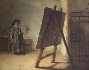 REMBRANDT Harmenszoon van Rijn The Artiest in his Studio (mk33) Germany oil painting reproduction